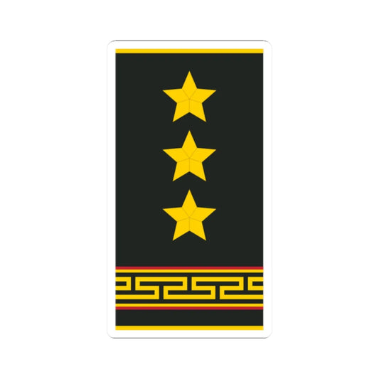 Mongolian Army COL shirt (Mongolia) (Military Rank) STICKER Vinyl Kiss-Cut Decal 2 Inch White - The Sticker Space