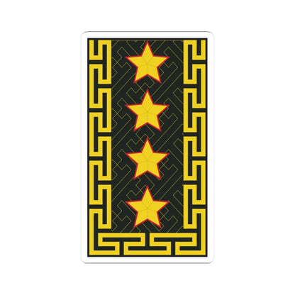 Mongolian Army GEN shirt (Mongolia) (Military Rank) STICKER Vinyl Kiss-Cut Decal 3 Inch White - The Sticker Space