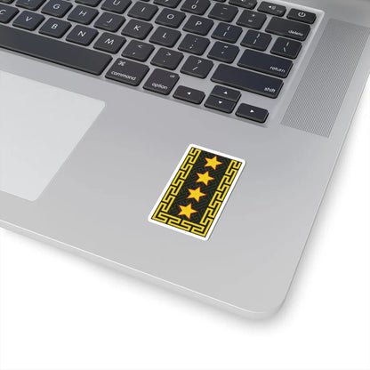 Mongolian Army GEN shirt (Mongolia) (Military Rank) STICKER Vinyl Kiss-Cut Decal - The Sticker Space