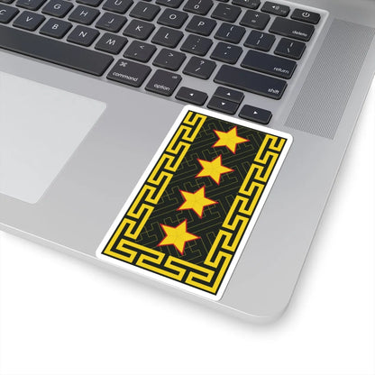 Mongolian Army GEN shirt (Mongolia) (Military Rank) STICKER Vinyl Kiss-Cut Decal - The Sticker Space