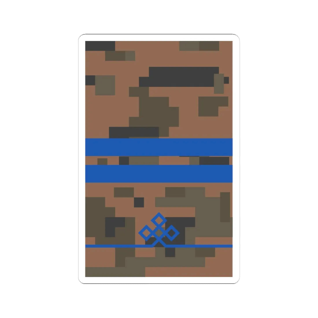 Mongolian Army JCP field (Mongolia) (Military Rank) STICKER Vinyl Kiss-Cut Decal 4 Inch White - The Sticker Space