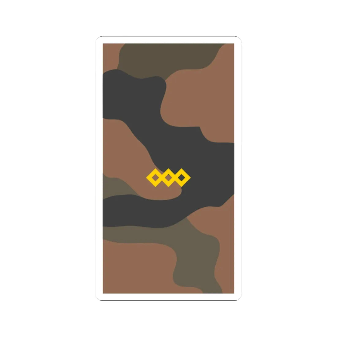 Mongolian Army JSG field 1998 2011 (Mongolia) (Military Rank) STICKER Vinyl Kiss-Cut Decal 2 Inch White - The Sticker Space