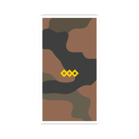 Mongolian Army JSG field 1998 2011 (Mongolia) (Military Rank) STICKER Vinyl Kiss-Cut Decal 2 Inch White - The Sticker Space