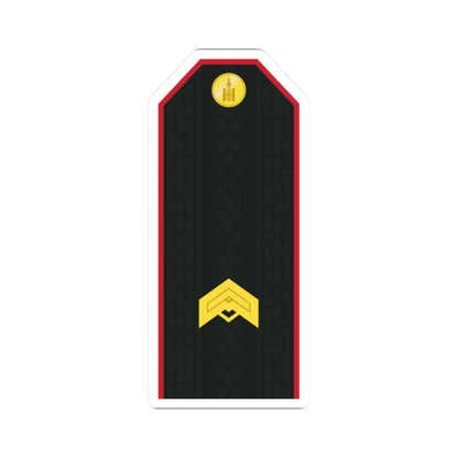 Mongolian Army JSG service (Mongolia) (Military Rank) STICKER Vinyl Kiss-Cut Decal 2 Inch White - The Sticker Space