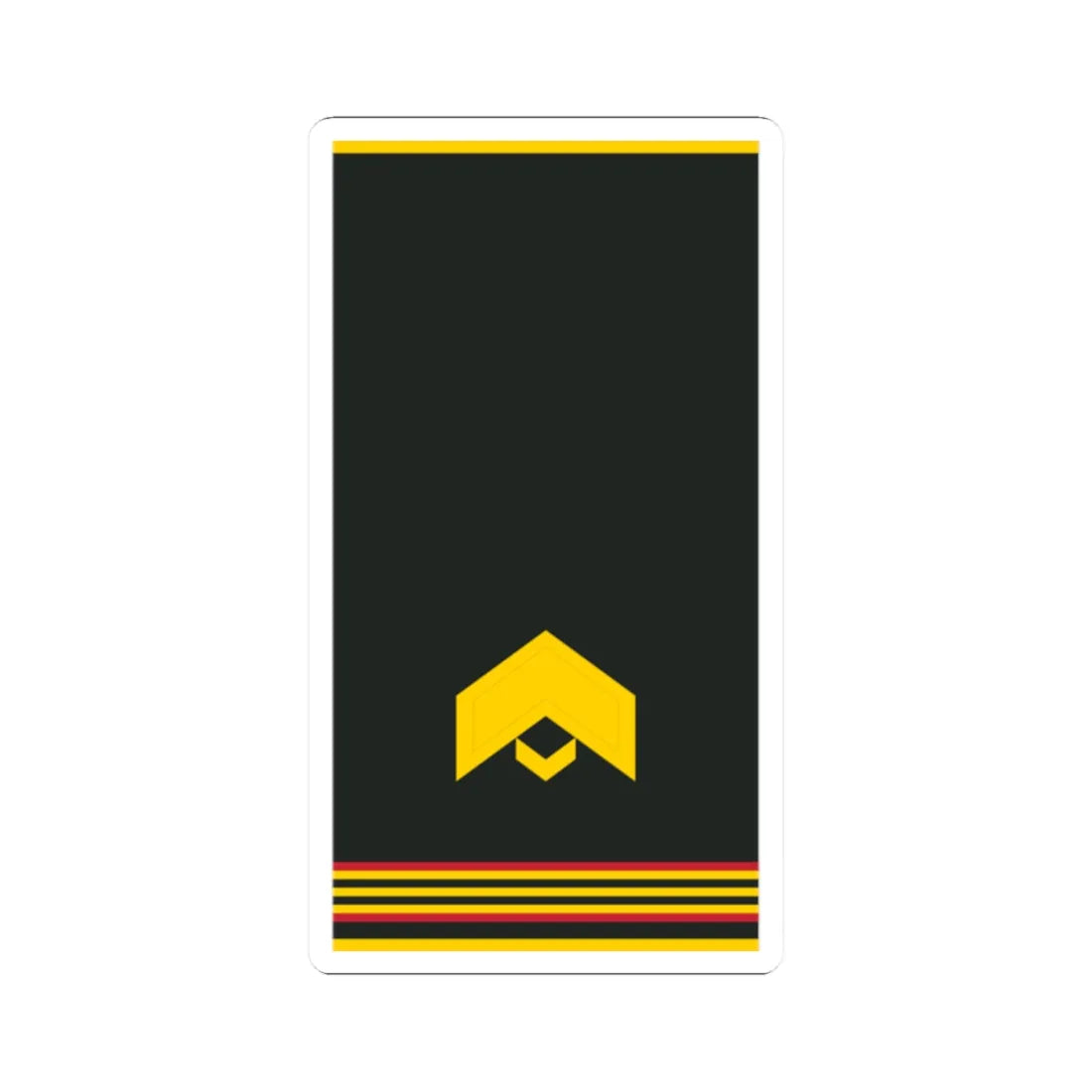 Mongolian Army JSG shirt (Mongolia) (Military Rank) STICKER Vinyl Kiss-Cut Decal 2 Inch White - The Sticker Space