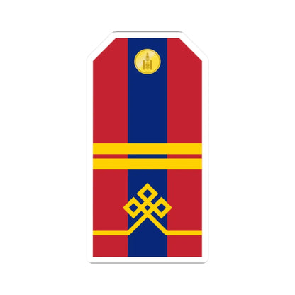 Mongolian Army Junior corporal parade 1990 1998 (Mongolia) (Military Rank) STICKER Vinyl Kiss-Cut Decal 2 Inch White - The Sticker Space