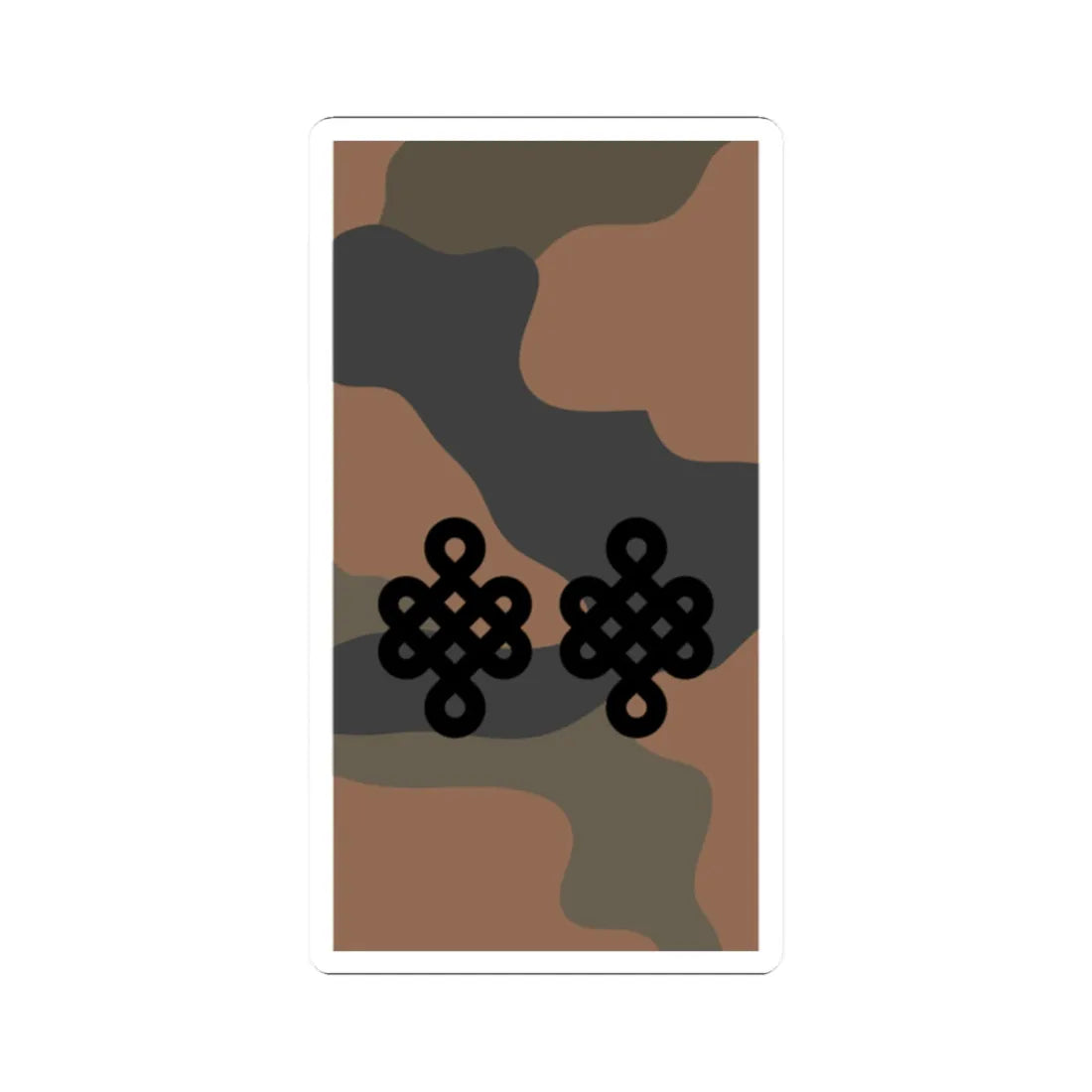 Mongolian Army LTC field black 1998 2017 (Mongolia) (Military Rank) STICKER Vinyl Kiss-Cut Decal - The Sticker Space