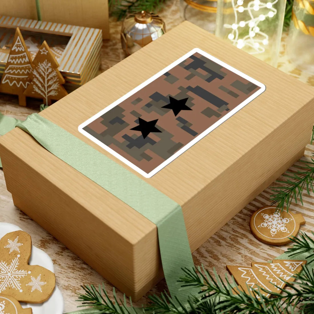 Mongolian Army LTC field (Mongolia) (Military Rank) STICKER Vinyl Kiss-Cut Decal - The Sticker Space