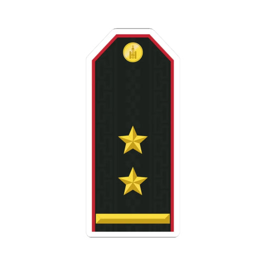 Mongolian Army LTC service (Mongolia) (Military Rank) STICKER Vinyl Kiss-Cut Decal 2 Inch White - The Sticker Space