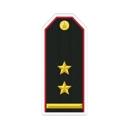 Mongolian Army LTC service (Mongolia) (Military Rank) STICKER Vinyl Kiss-Cut Decal 6 Inch White - The Sticker Space