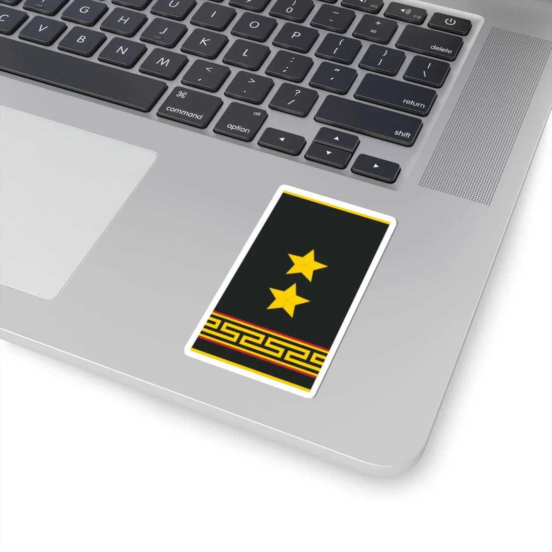 Mongolian Army LTC shirt (Mongolia) (Military Rank) STICKER Vinyl Kiss-Cut Decal - The Sticker Space