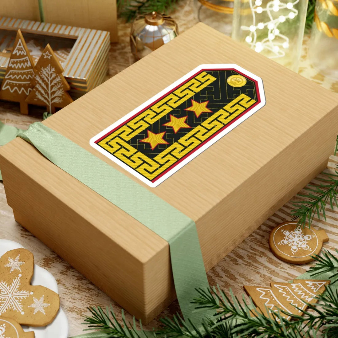 Mongolian Army LTG service (Mongolia) (Military Rank) STICKER Vinyl Kiss-Cut Decal - The Sticker Space