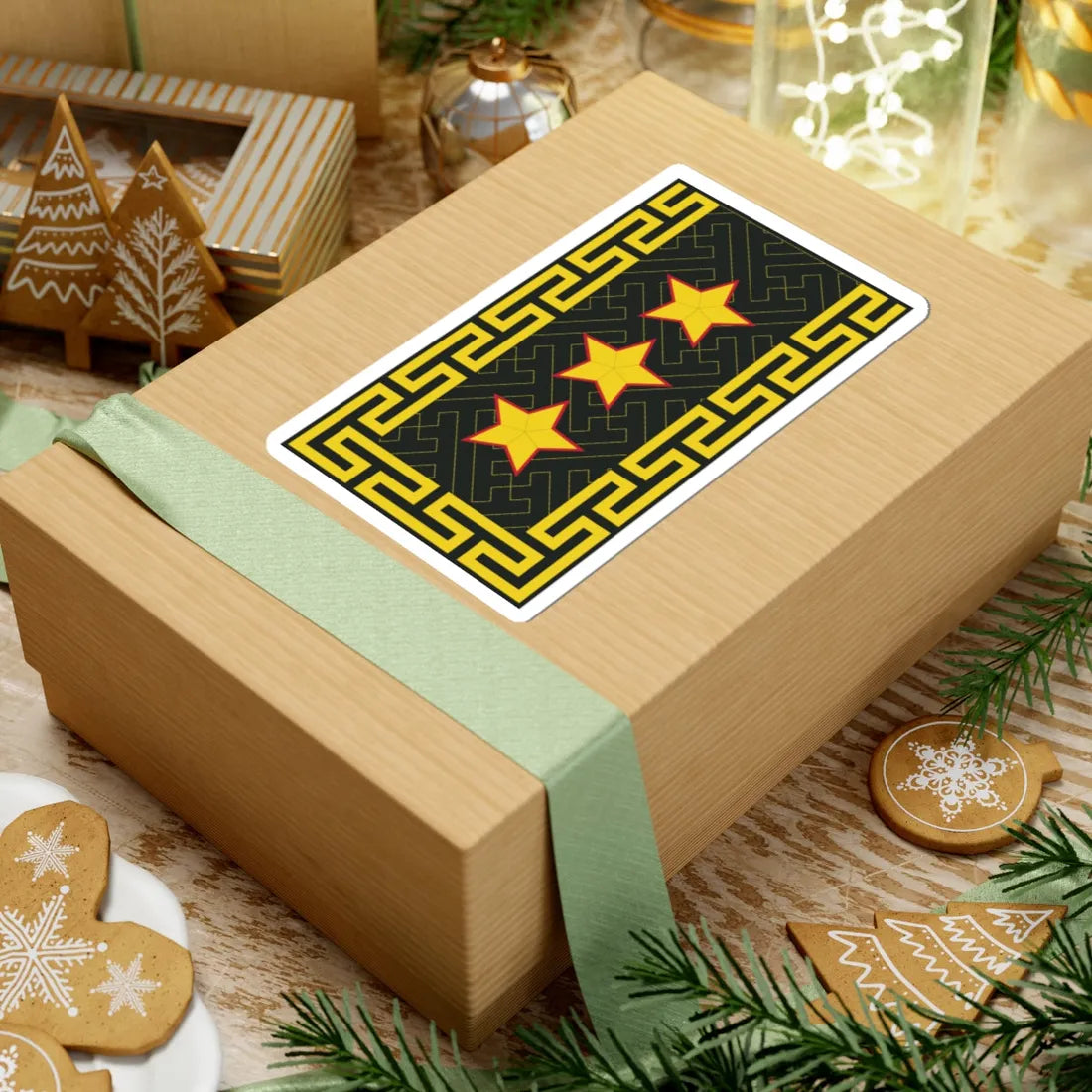 Mongolian Army LTG shirt (Mongolia) (Military Rank) STICKER Vinyl Kiss-Cut Decal - The Sticker Space