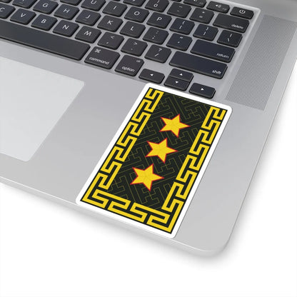 Mongolian Army LTG shirt (Mongolia) (Military Rank) STICKER Vinyl Kiss-Cut Decal - The Sticker Space