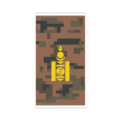 Mongolian Army Member of cabinet field (Mongolia) (Military Rank) STICKER Vinyl Kiss-Cut Decal 2 Inch White - The Sticker Space