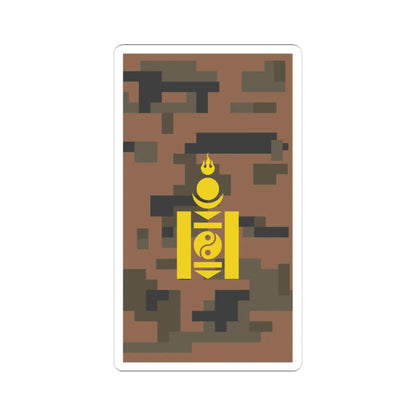 Mongolian Army Member of cabinet field (Mongolia) (Military Rank) STICKER Vinyl Kiss-Cut Decal 6 Inch White - The Sticker Space