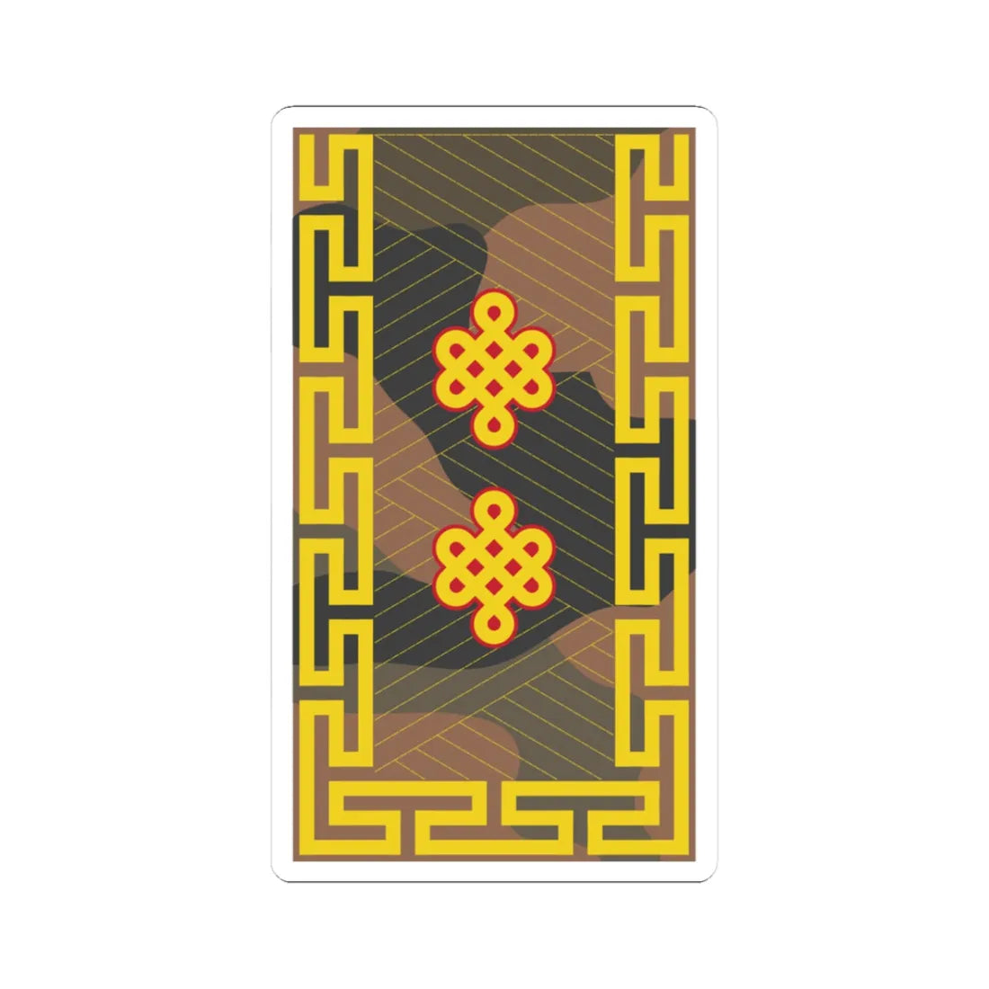 Mongolian Army MJG field 1998 2011 (Mongolia) (Military Rank) STICKER Vinyl Kiss-Cut Decal 3 Inch White - The Sticker Space