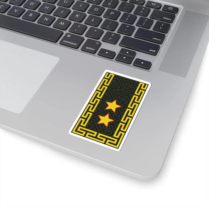 Mongolian Army MJG shirt (Mongolia) (Military Rank) STICKER Vinyl Kiss-Cut Decal - The Sticker Space