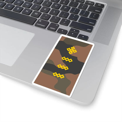 Mongolian Army MSG field 2003 2011 (Mongolia) (Military Rank) STICKER Vinyl Kiss-Cut Decal - The Sticker Space