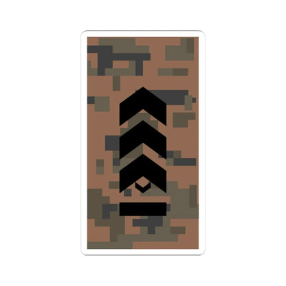 Mongolian Army MSG field (Mongolia) (Military Rank) STICKER Vinyl Kiss-Cut Decal 4 Inch White - The Sticker Space