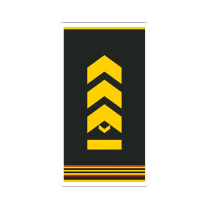 Mongolian Army MSG shirt (Mongolia) (Military Rank) STICKER Vinyl Kiss-Cut Decal 2 Inch White - The Sticker Space