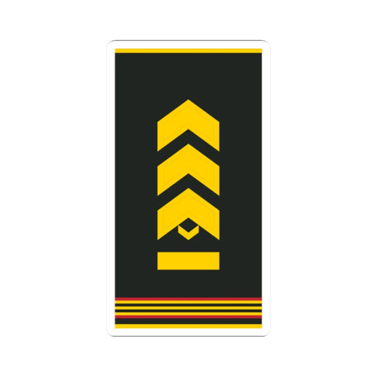 Mongolian Army MSG shirt (Mongolia) (Military Rank) STICKER Vinyl Kiss-Cut Decal 2 Inch White - The Sticker Space