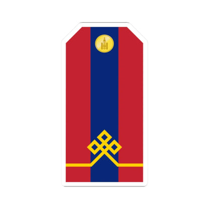 Mongolian Army Private parade 1990 1998 (Mongolia) (Military Rank) STICKER Vinyl Kiss-Cut Decal 2 Inch White - The Sticker Space