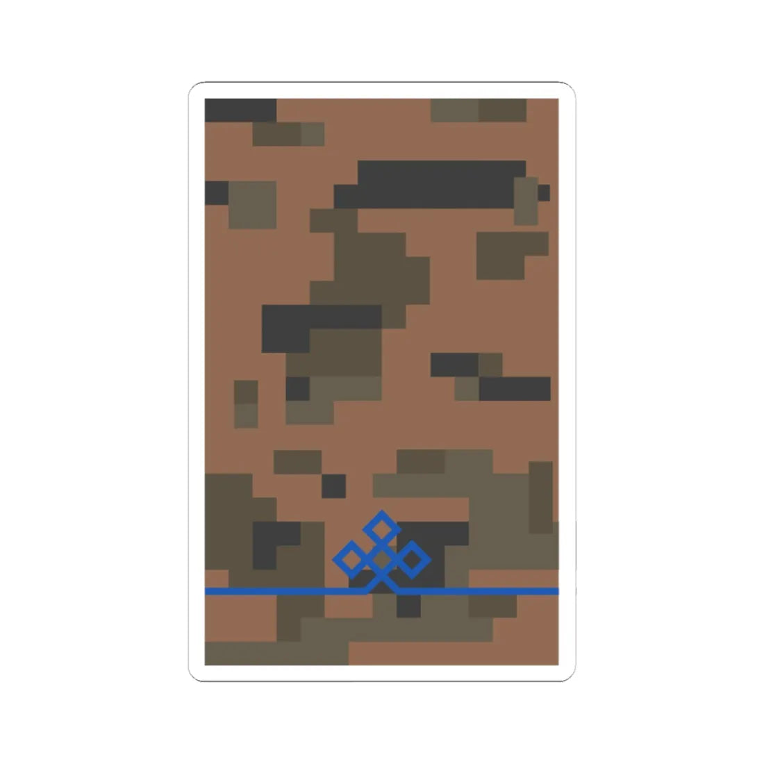 Mongolian Army PVT field (Mongolia) (Military Rank) STICKER Vinyl Kiss-Cut Decal 3 Inch White - The Sticker Space