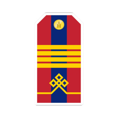 Mongolian Army Senior corporal parade 1990 1998 (Mongolia) (Military Rank) STICKER Vinyl Kiss-Cut Decal 2 Inch White - The Sticker Space