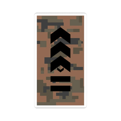 Mongolian Army SGM field (Mongolia) (Military Rank) STICKER Vinyl Kiss-Cut Decal 4 Inch White - The Sticker Space