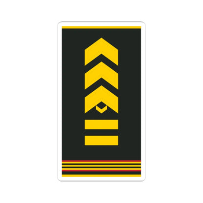 Mongolian Army SGM shirt (Mongolia) (Military Rank) STICKER Vinyl Kiss-Cut Decal 3 Inch White - The Sticker Space