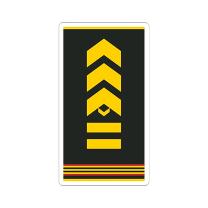Mongolian Army SGM shirt (Mongolia) (Military Rank) STICKER Vinyl Kiss-Cut Decal 6 Inch White - The Sticker Space