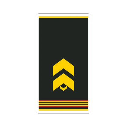 Mongolian Army SGT shirt (Mongolia) (Military Rank) STICKER Vinyl Kiss-Cut Decal 2 Inch White - The Sticker Space