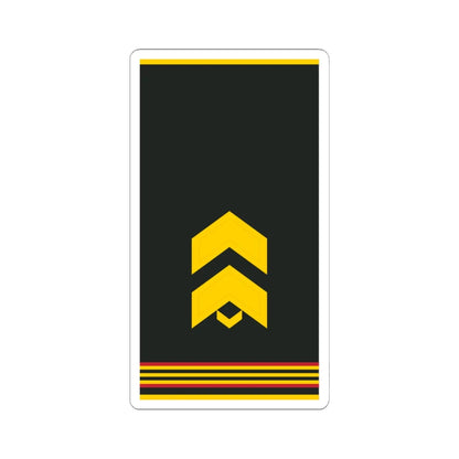 Mongolian Army SGT shirt (Mongolia) (Military Rank) STICKER Vinyl Kiss-Cut Decal 6 Inch White - The Sticker Space