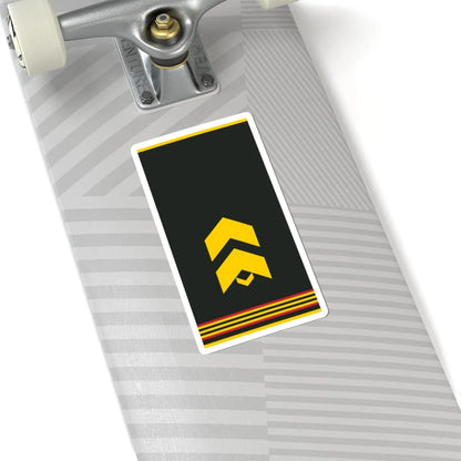 Mongolian Army SGT shirt (Mongolia) (Military Rank) STICKER Vinyl Kiss-Cut Decal - The Sticker Space