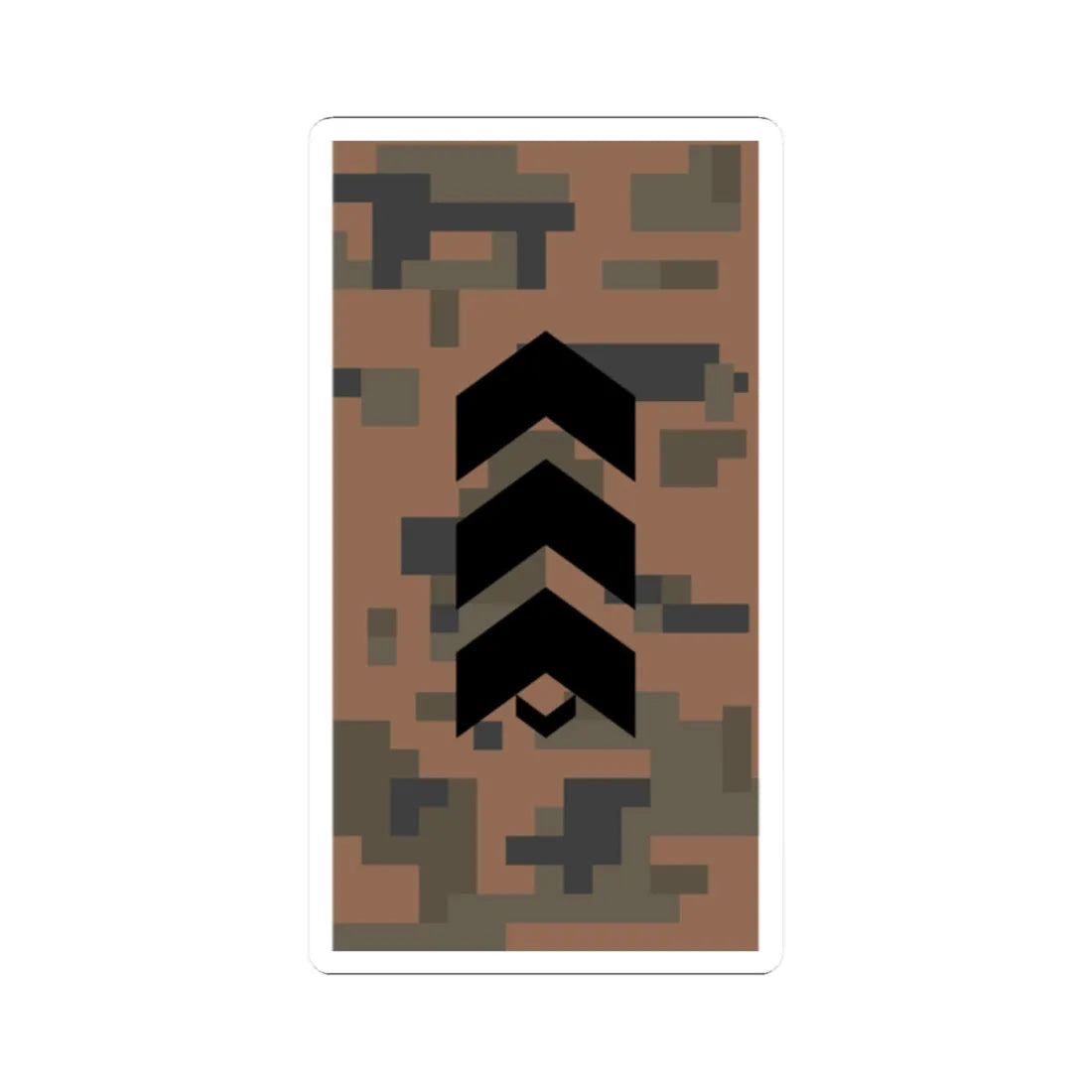 Mongolian Army SSG field (Mongolia) (Military Rank) STICKER Vinyl Kiss-Cut Decal 2 Inch White - The Sticker Space