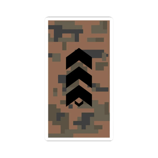Mongolian Army SSG field (Mongolia) (Military Rank) STICKER Vinyl Kiss-Cut Decal 2 Inch White - The Sticker Space