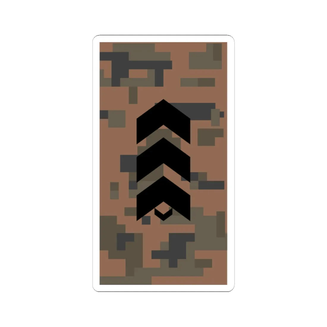 Mongolian Army SSG field (Mongolia) (Military Rank) STICKER Vinyl Kiss-Cut Decal 3 Inch White - The Sticker Space