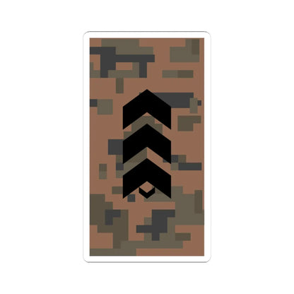 Mongolian Army SSG field (Mongolia) (Military Rank) STICKER Vinyl Kiss-Cut Decal 4 Inch White - The Sticker Space