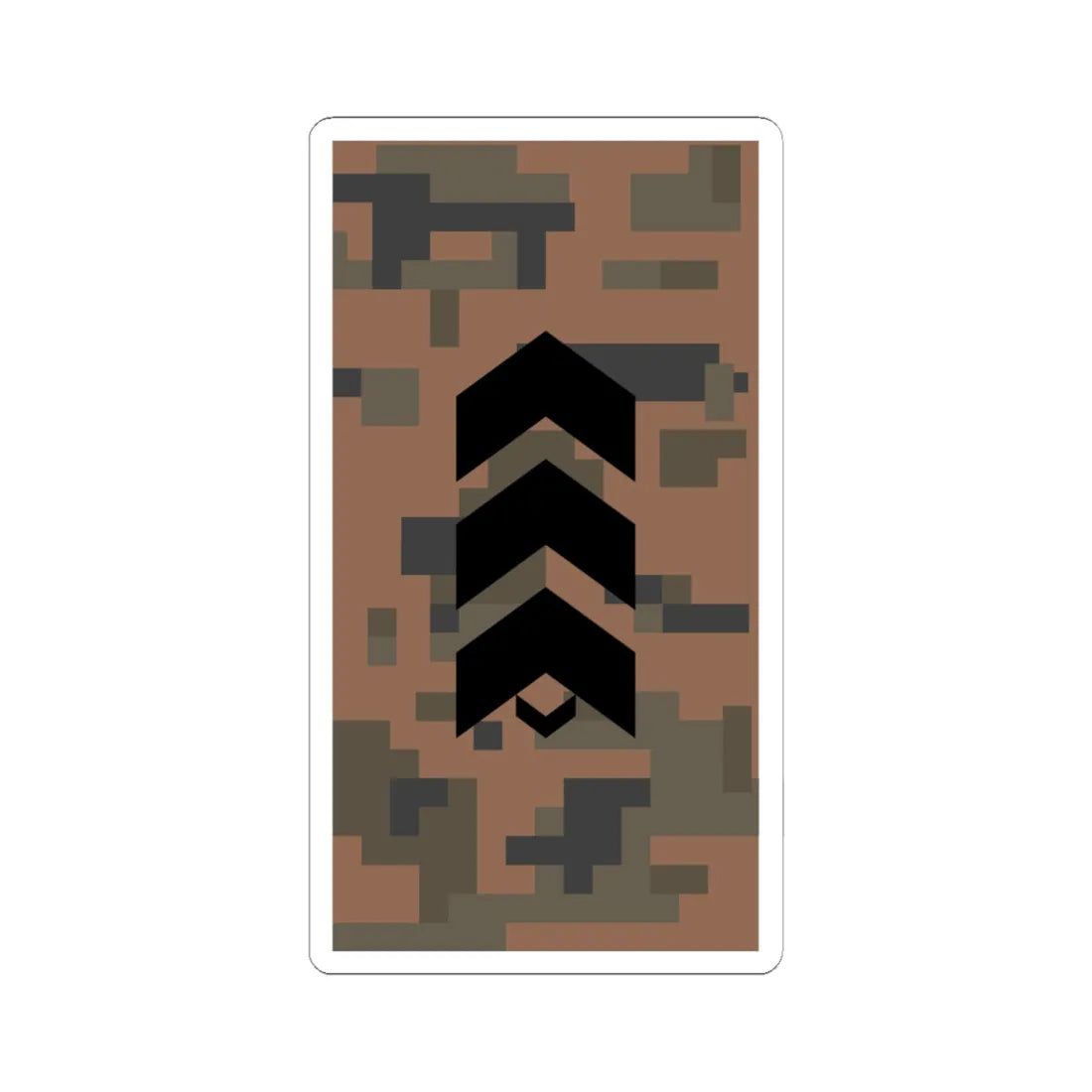 Mongolian Army SSG field (Mongolia) (Military Rank) STICKER Vinyl Kiss-Cut Decal 6 Inch White - The Sticker Space