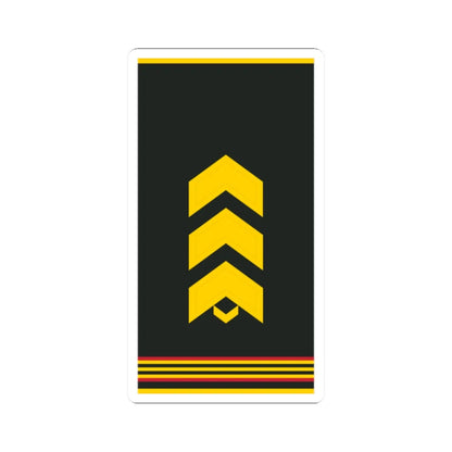 Mongolian Army SSG shirt (Mongolia) (Military Rank) STICKER Vinyl Kiss-Cut Decal 2 Inch White - The Sticker Space