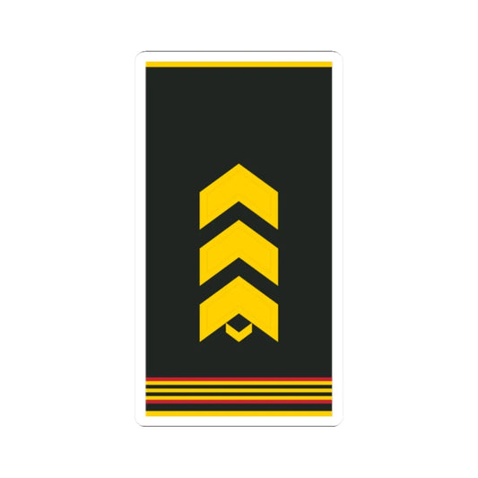 Mongolian Army SSG shirt (Mongolia) (Military Rank) STICKER Vinyl Kiss-Cut Decal 2 Inch White - The Sticker Space