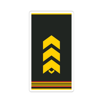 Mongolian Army SSG shirt (Mongolia) (Military Rank) STICKER Vinyl Kiss-Cut Decal 6 Inch White - The Sticker Space