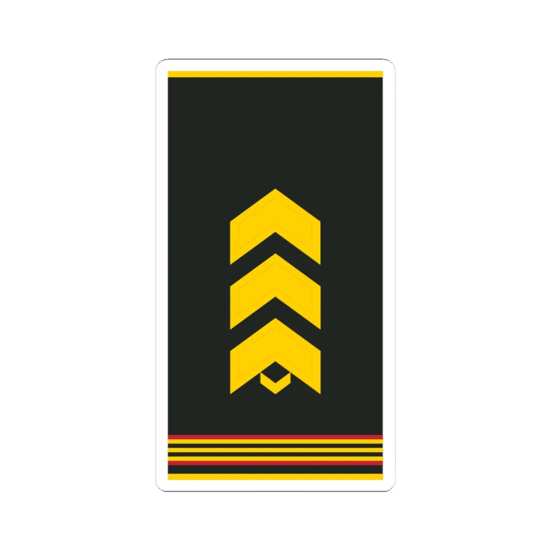 Mongolian Army SSG shirt (Mongolia) (Military Rank) STICKER Vinyl Kiss-Cut Decal - The Sticker Space