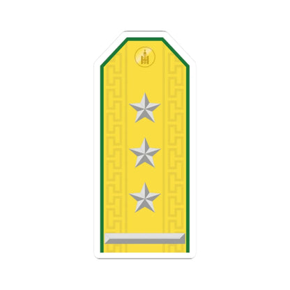 Mongolian Border troops COL parade (Mongolia) (Military Rank) STICKER Vinyl Kiss-Cut Decal 2 Inch White - The Sticker Space