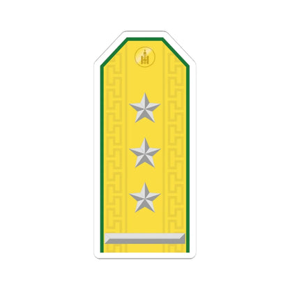 Mongolian Border troops COL parade (Mongolia) (Military Rank) STICKER Vinyl Kiss-Cut Decal 4 Inch White - The Sticker Space