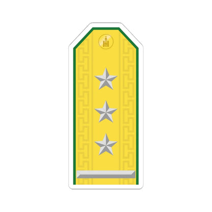 Mongolian Border troops COL parade (Mongolia) (Military Rank) STICKER Vinyl Kiss-Cut Decal 6 Inch White - The Sticker Space