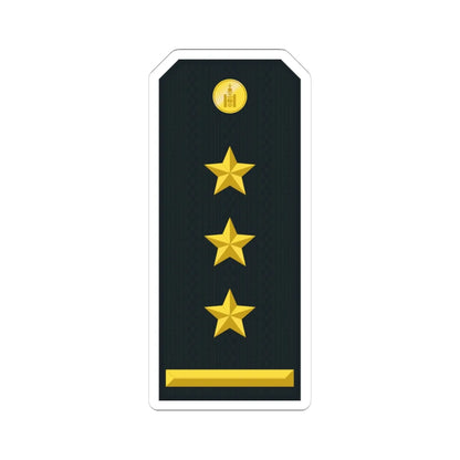 Mongolian Border troops COL service (Mongolia) (Military Rank) STICKER Vinyl Kiss-Cut Decal 4 Inch White - The Sticker Space