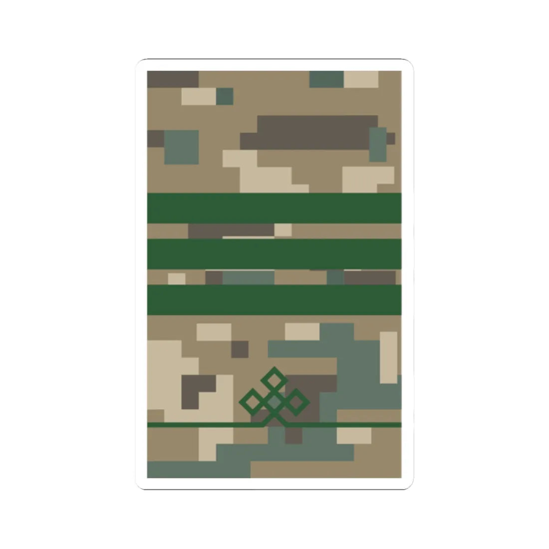 Mongolian Border troops CPL field (Mongolia) (Military Rank) STICKER Vinyl Kiss-Cut Decal 2 Inch White - The Sticker Space