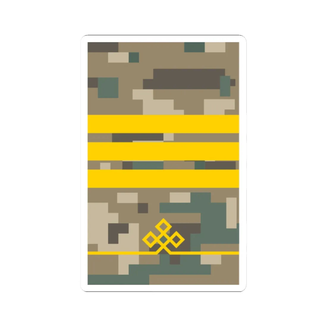 Mongolian Border troops CPLv field (Mongolia) (Military Rank) STICKER Vinyl Kiss-Cut Decal 2 Inch White - The Sticker Space